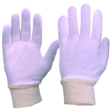 Interlock Poly/Cotton Liner Knit Wrist Gloves