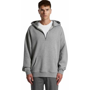 Mens Realx Half Zip Hood