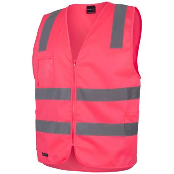 Hi Vis (D+N) ZIP SAFETY VEST