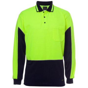 Hi Vis LONG SLEEVE GAP POLO