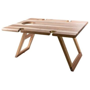 Folding Picnic Table Medium Rectangle Acacia