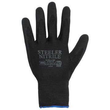 JB's Steeler Sandy Nitrile Glove (12Pk)