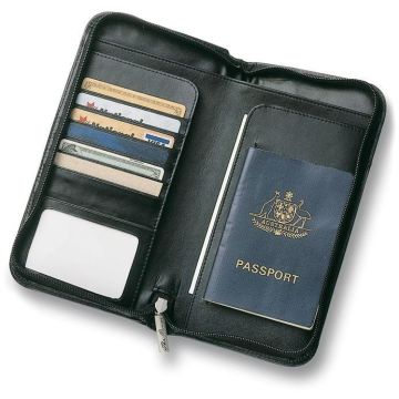 The Range Leather Travel Wallet