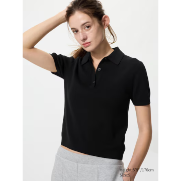 Polo Short Sleeve Sweater UNIQLO