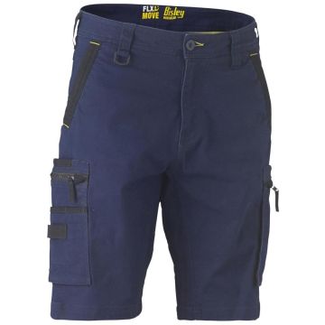 Flx & Move Stretch Utility Zip Cargo Short - Navy
