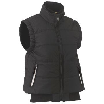 Women's Puffer Vest - Black