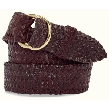 Slim Plaited O Ring Belt