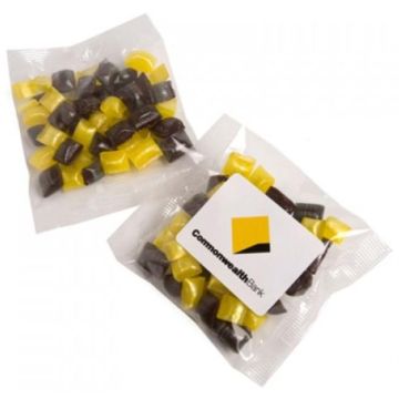Corporate Coloured Humbugs 50g