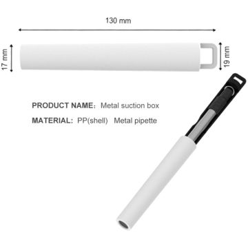 Straw Set With Metal Sunction Box