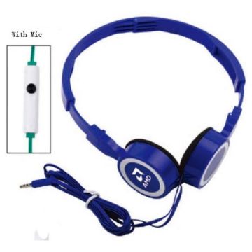 Foldable Headphones with Mic