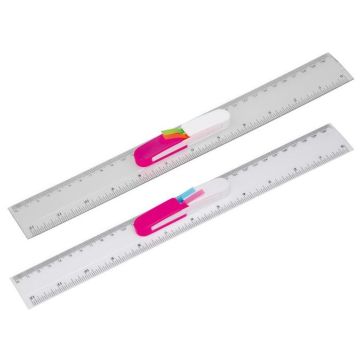 30cm Ruler With Flags