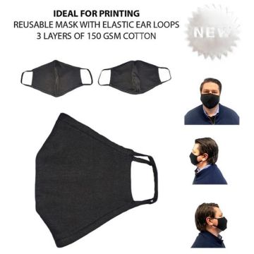 Reusable 3 Layer Cotton Mask