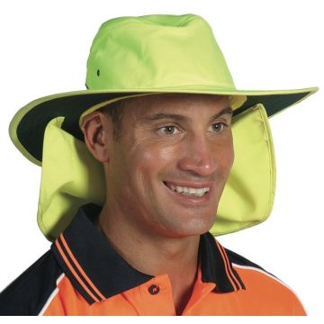HiVis Hat With Flap