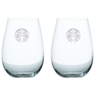 Maxwell & Williams Calia Stemless Glass 500ml Set of 2