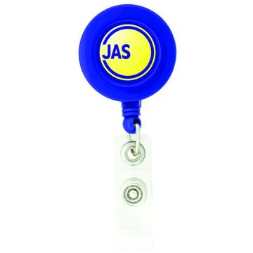 Round-Shaped Retractable Badge Holder