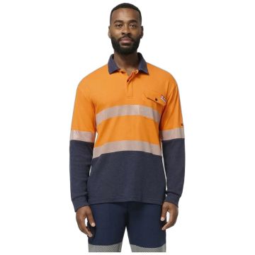 ShieldTec FR Hi Vis Spliced Polo With FR Tape