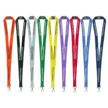 Polyester Ribbed Lanyard