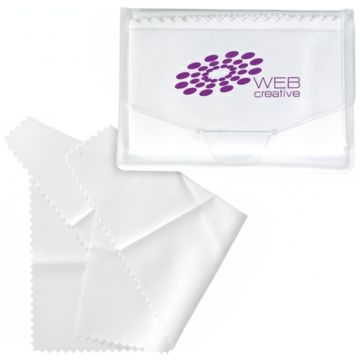 White Microfibre Lens Cloth