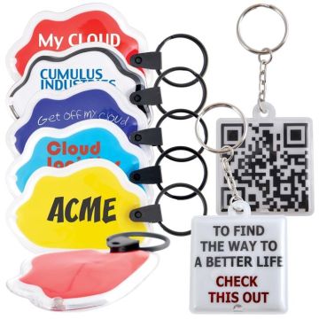LED PVC Flashlight Keytag
