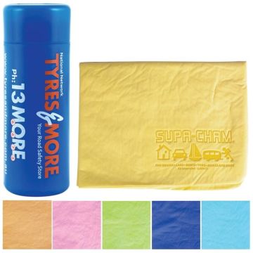 Debossed Supa Cham Chamois / Body Towel in Tube