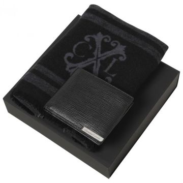 Set Christian Lacroix (Leather wallet & Scarve)