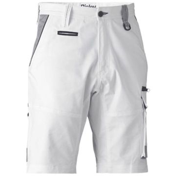Painters Contrast Cargo Short - White