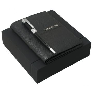 Set Cerruti 1881 (ballpoint Pen & Leather Wallet)
