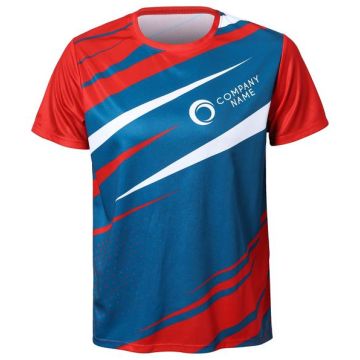 Unisex Adults 100%Polyester Sublimated Sports Tee Shirt