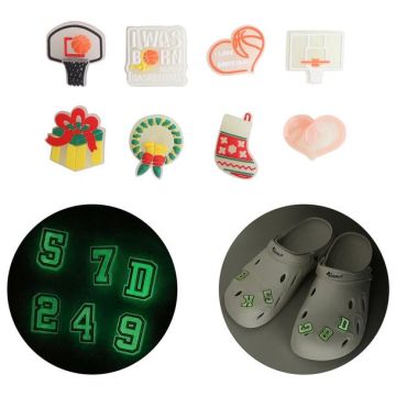 Glowing Clog Shoe Charms