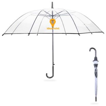 Transparent Eight-Panel Umbrella