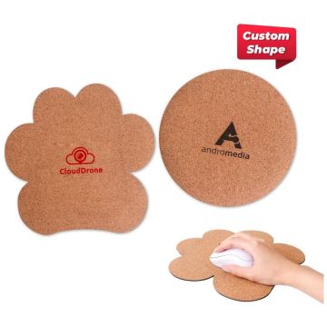 Custom Shaped Cork Mouse Mat