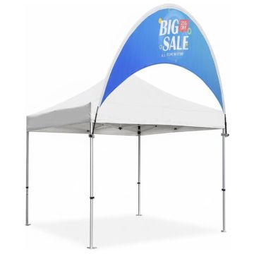 Curve Tent Billboard Banner 10x10ft