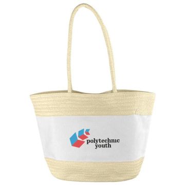Patterned Paper Tote Bag