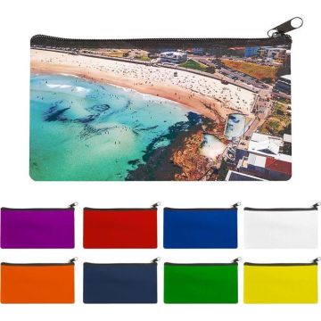 Large Neoprene Sublimated Pencil Case