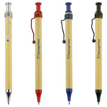 Spiral Recycled Cardboard Pen