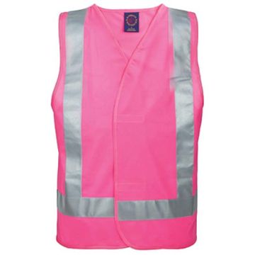 Hi Viz Vest With  Reflective Tape