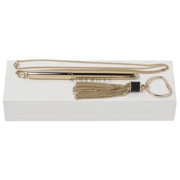 Set Nina Ricci Blue (rollerball Pen & Key Ring)