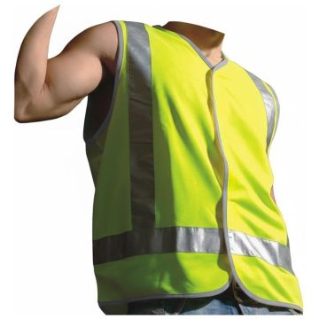 Unisex Adults Hi-Vis Vest With Reflective Tape