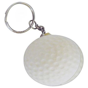 Stress Golf Ball Key Ring