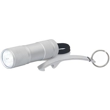 Keyring Set LED Torch Bottle Opener