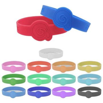 Neon Glow Silicone Wrist Band Custom Design
