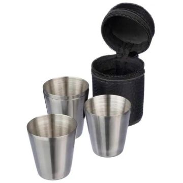Stainless steel liquor cups Benjamin