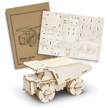BRANDCRAFT Mining Truck Wooden Model