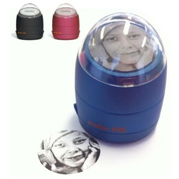 Modico R45 stamp 42mm round imprint