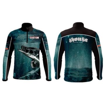 Poly Microfibre Sublimation Quick Dry Fishing Shirt