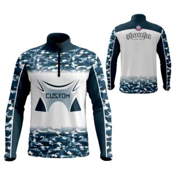 Polyester Custom Sublimation Quick Dry Fishing Shirt