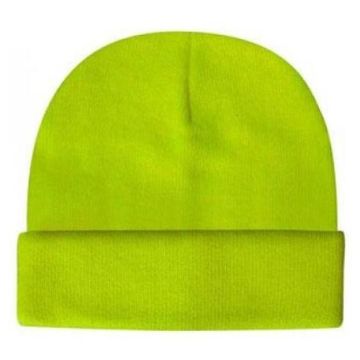 Hi Vis Safety Acrylic Beanie