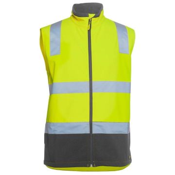 Hi Vis D+N Water Resistant Softshell Vest