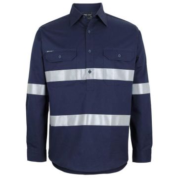 JB's Close Front L/S 150G W/Shirt Reflective Tape