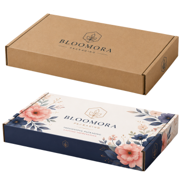 Locking Lid Die-Cut Packaging Box - 32×23×3.5 cm